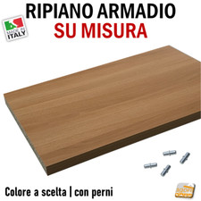 RIPIANO ARMADIO SU MISURA COLORE E DIMENSIONI A SCELTA CON PERNI MENSOLA PIANO