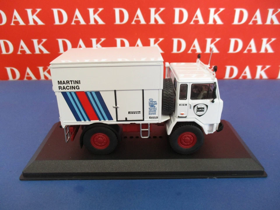 Die cast 1/43 Modellino Camion Iveco 80-16 Assistenza Rally Lancia Martini 1991 - Immagine 4 di 4