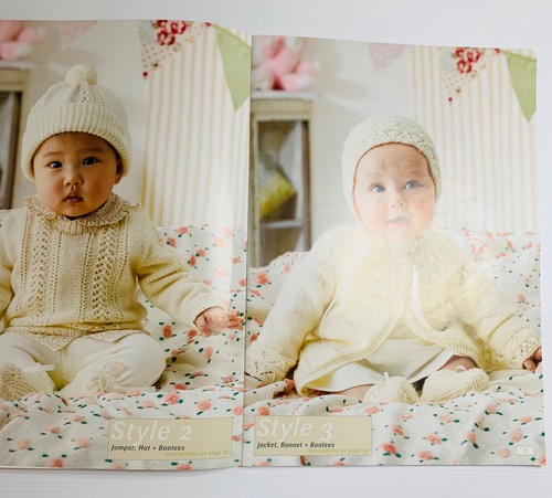 Patons Heirloom Baby Knitting Pattern Book 1283 - 10 Designs 0-12 Month 4 Ply - Picture 5 of 20