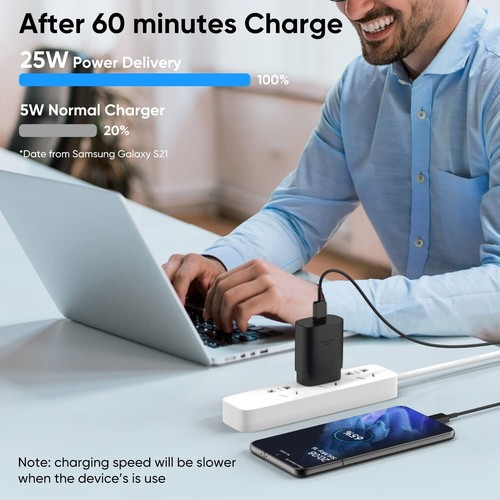 Genuine Original Samsung 25W Super FAST Wall Charger for Note 20/S21/S23/S24/S25 - Picture 10 of 42