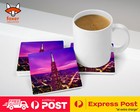 COASTER COFFEE DRINKING MAT|TALL URBAN CITY BUILDING TOWER #2