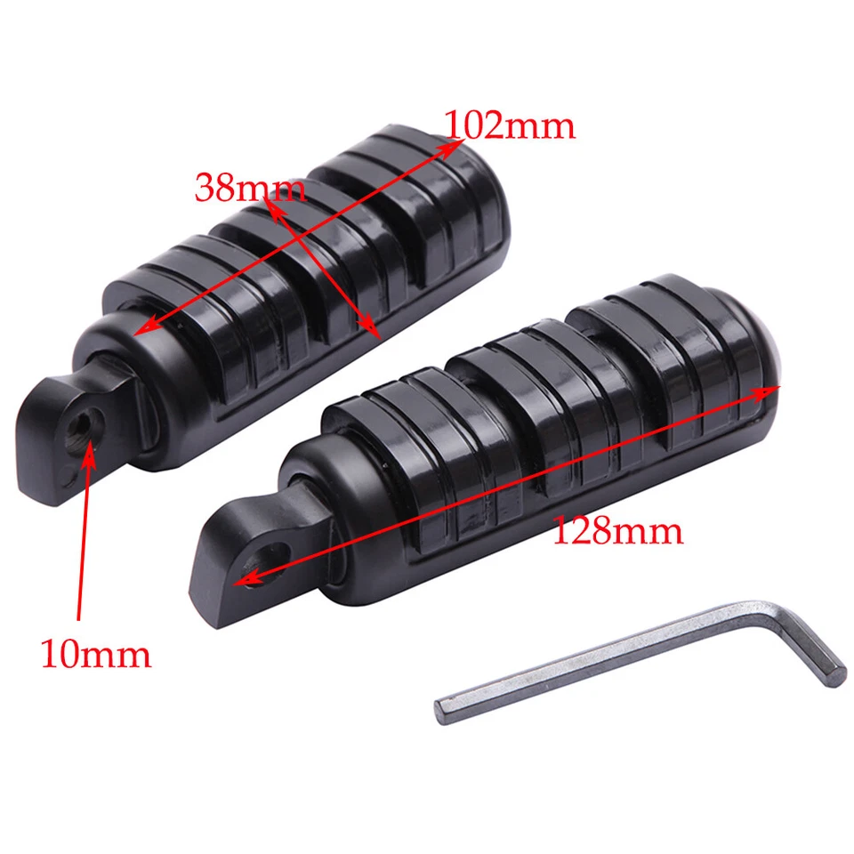 Motorcycle Highway Crash Bar Foot Pegs Pedal Mount For Harley Honda Shadow US - Image 2 of 4