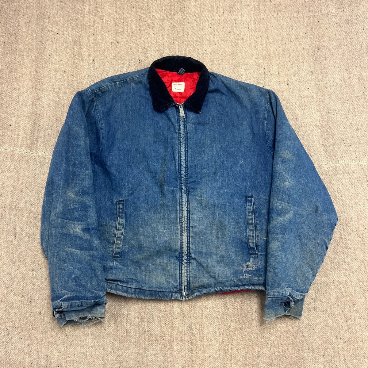 ジャケット・アウター 60's 70's Vintage BIG MAC Denim Jacket Vintage Penny's Big Mac Denim Jacket Mens Medium Blue 1960s