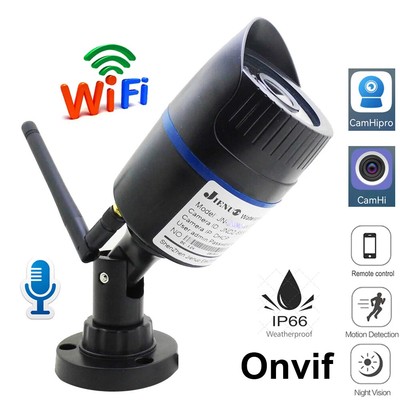 1080P Wifi Bullet Camera IP Security Wireless Infrared Video Audio Surveillance