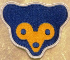 Chicago Cubs 3.5" Cub Face Iron /Sew On Embroidered Patch Free Tracking 