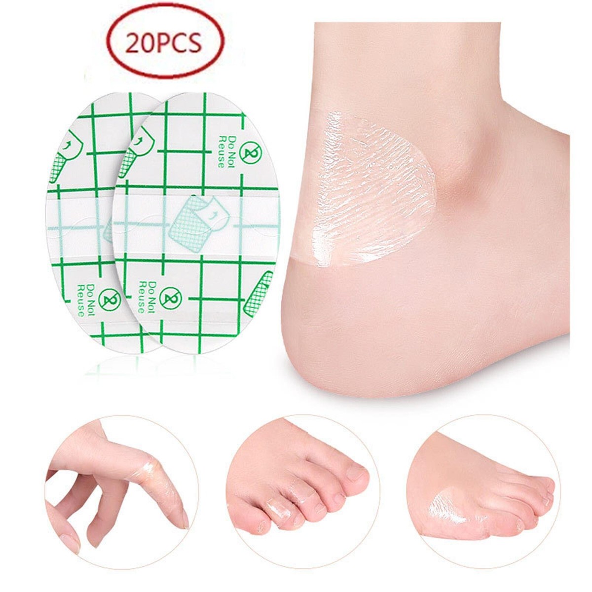 Heel Protectors Sticker Wear Foot Care Protection Pad Blister
