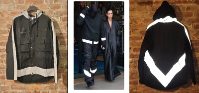 FOUND PROFOUND AESTHETIC  REFLECTIVE FIREMAN HUNTING  JACKET XXL KANYE STYLE NWT