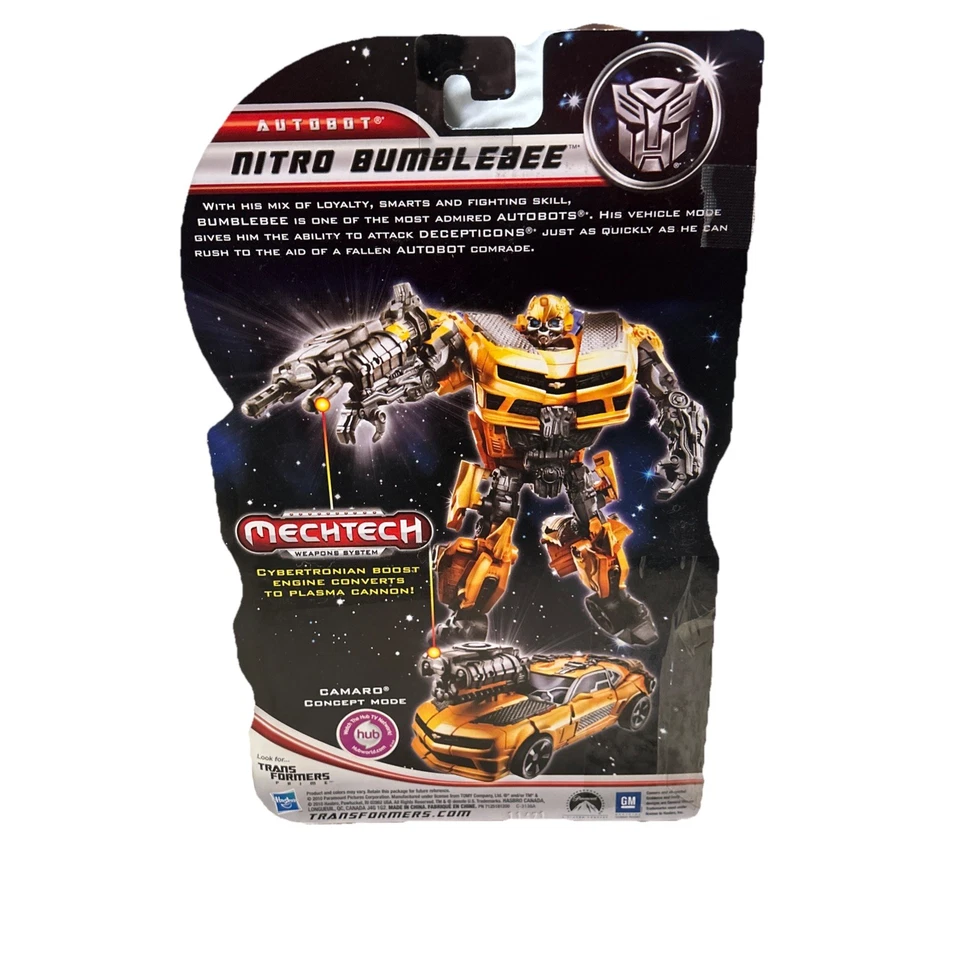 NITRO BUMBLEBEE 2010 Hasbro Transformers Dark of the Moon MechTech Nuevo Precintado Foto 2 de 2