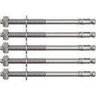 5x M10x170mm Heavy duty anchor Galvanised Wedge anchor Heavy Duty Anchor Wedge a