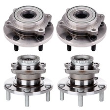 4Pcs Front & Rear Wheel Hub Bearings FWD For 2006-2012 Mitsubishi Galant Eclipse