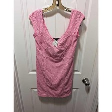 New! Forever 21 Pink Mini Dress Spring Summer Women's Size M