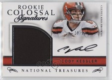 2016 National Treasures Rookie Colossal Signatures 28/99 Cody Kessler Auto 0s5s