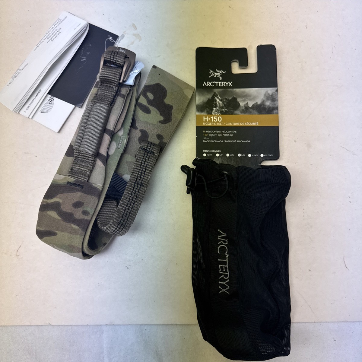 米軍実物 Arc'teryx LEAF H150 リガーズベルト Sサイズ Arc'teryx LEAF H150 Riggers Belt