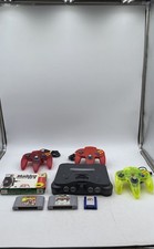 Nintendo N64 Home Console Untested With 3 Games 2 Controllers And 2 Memory Packs image