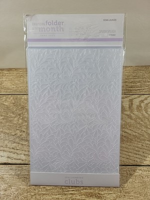 Spellbinders 3D Embossing Folder of the Month June  2023 SPLISH SPLASH