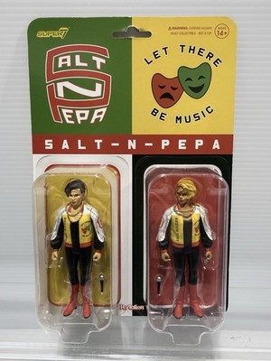 Salt-N-Pepa ReAction Figures Super7 Let There Be Music 2-Pack Hip Hop Rap Icons