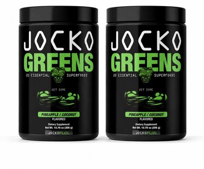 2 Pack Premium Jocko Greens Fuel Daily Organic Superfood Powder 10.58 oz