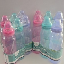 12 Evenflo Feeding Classic Baby Bottles 8oz Multicolor BPA Free Plastic Standard