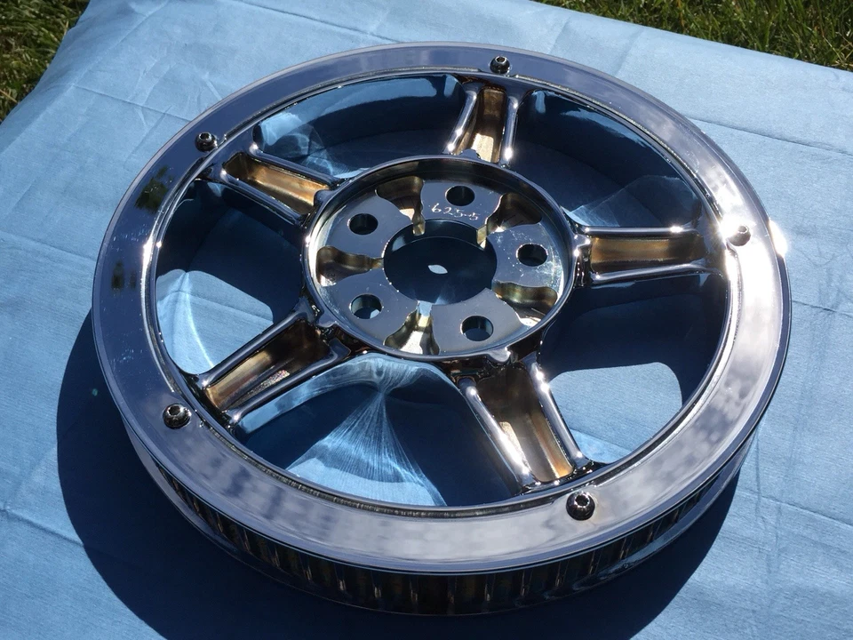 Yamaha Raider Cromo Polea Servicio fm Performance EDGE Rueda Neumático Trasero XV 1900 Foto 2 de 4