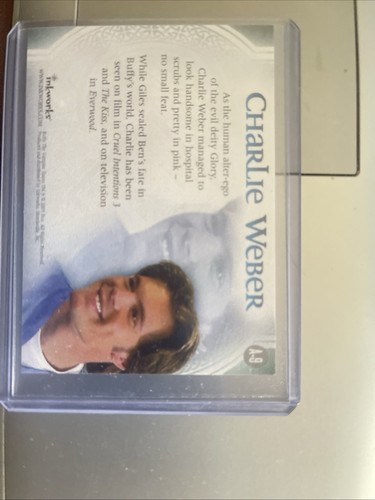 Charlie Weber als Ben Buffy Men of Sunnydale Autogrammkarte Auto #A9