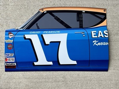 WOW!!!  Holman-Moody David Pearson 1968 Ford Torino Door Style Sign Race Car