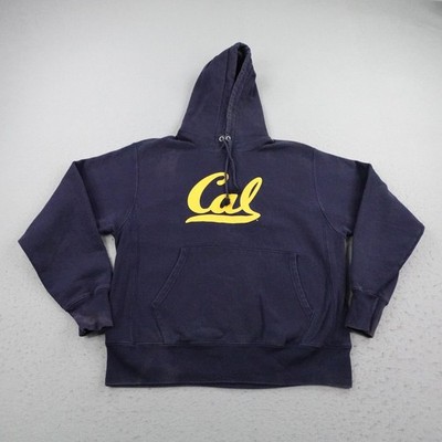 Cal Golden Bears Hoodie Hoodie Mens Medium Blue Champion Reverse Weave Pullover