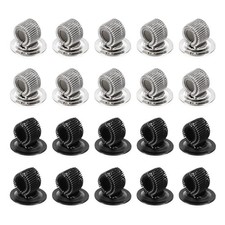 12Pcs Pen Holder Clips, Metal Pen Clip Holder Adjustable Loop Pen Pencil