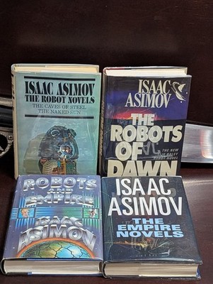 Isaac Asimov The Robot & Empire Novels BCE Hardcover Omnibus 4-Book Set