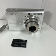 Sony CyberShot DSC-S750 7.2 MP Digital Camera 2GB Card WORKS