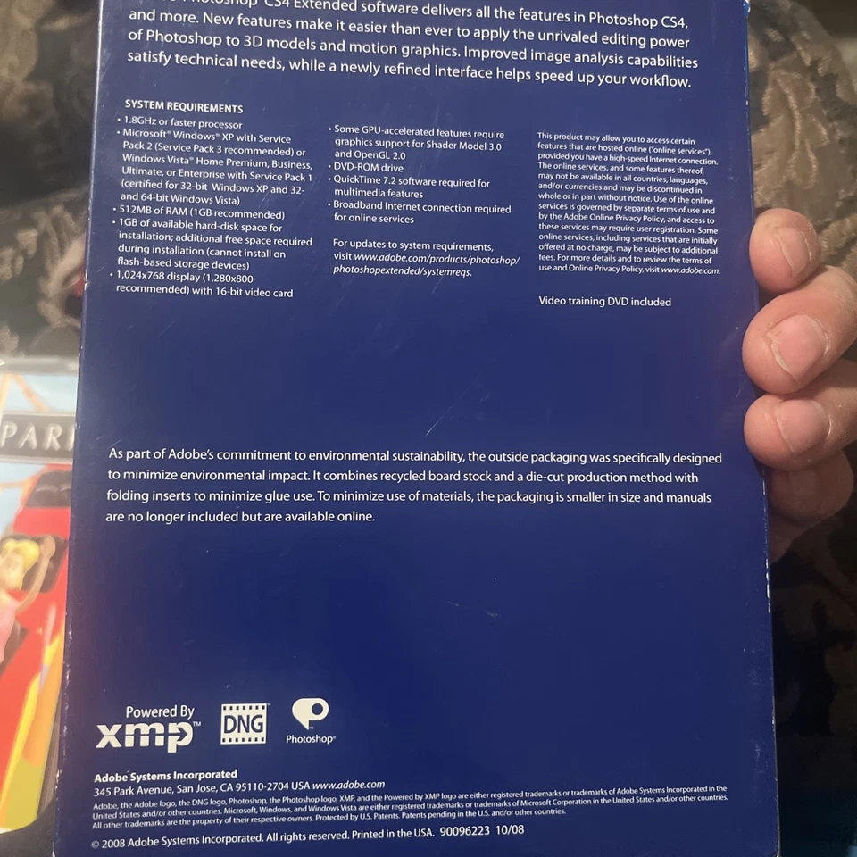 Adobe Photoshop CS4 Extended Student Edition Windows With Serial Number  - Image 2 of 4