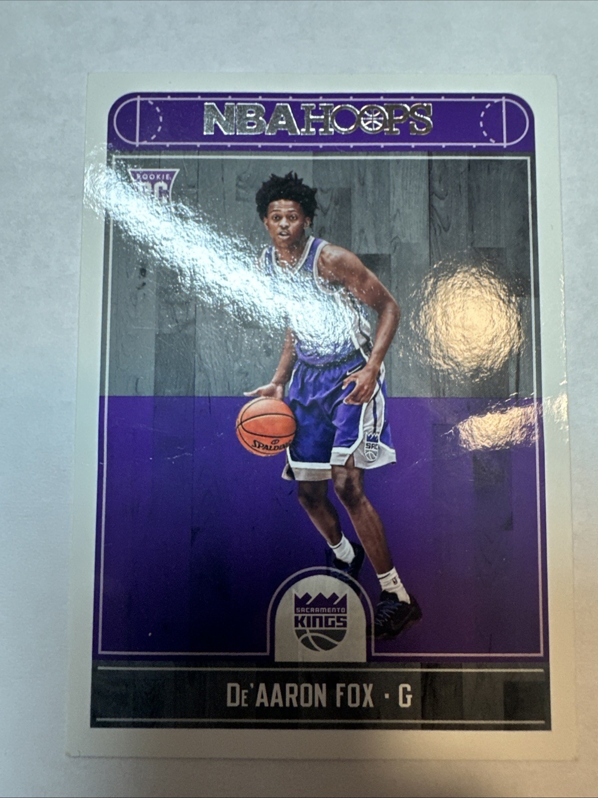 2017-18 Panini NBA HOOPS De'Aaron Fox #255 (RC)