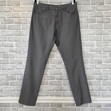 FootJoy Men 35x34 Athletic Fit Performance Golf Pants Gray Stretch Trousers