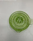 Unbranded Juicer Green Depression Glass Citrus Reamer Art Deco Kitchen