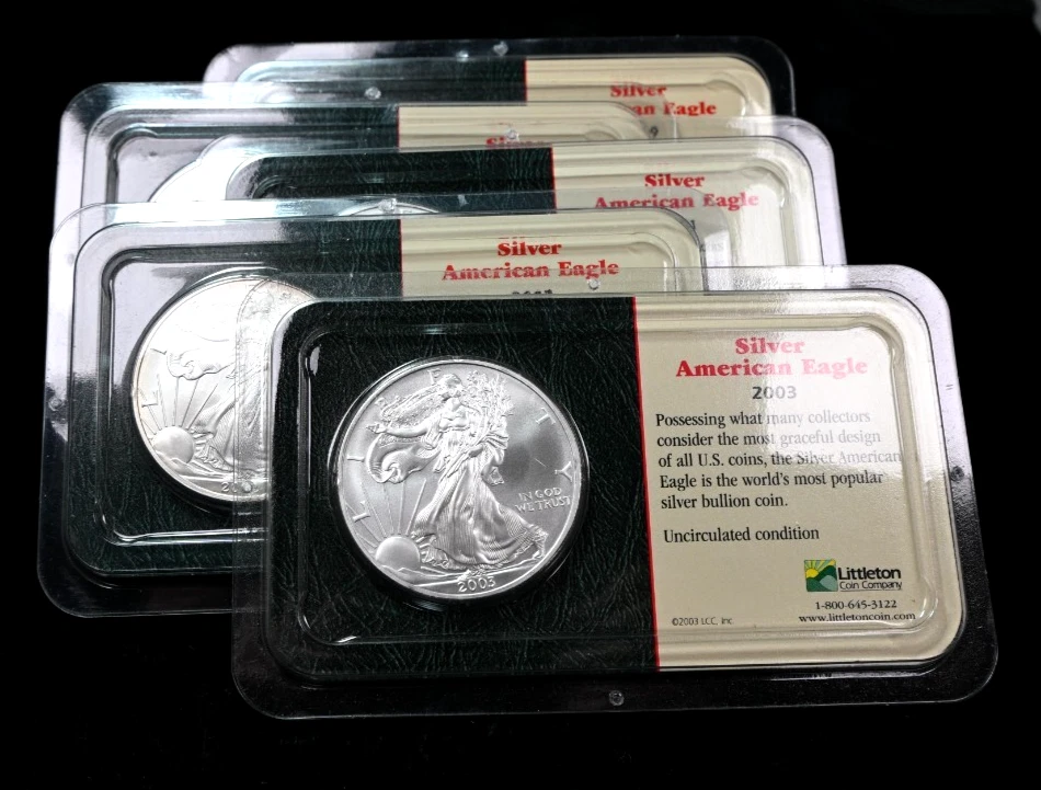 American Eagle Uncertified 2002 Silver Bullion Coins for sale | eBay