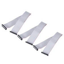 3 Pcs Flat Ribbon Cable, 2.54mm Pitch 51mm Width 50cm Long 40 Pin FC to FC