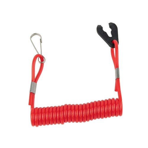 Hors-Bord Moteur Interrupteur Cordon Kill Arrêter Sécurité Clé Plastique 160cm - Picture 7 of 21