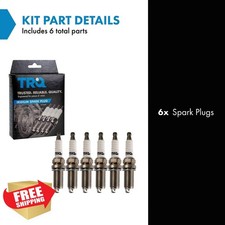 TRQ Spark Plug Set 6pc Iridium 87-95 Buick Chevy Cadillac Olds Pontiac