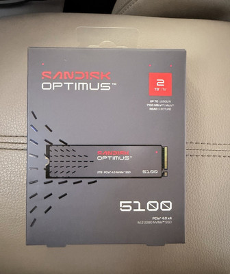 SanDisk Optimus 5100 2TB M.2 2280 NVMe PCIe 4.0x4 SSD 7100MB/s