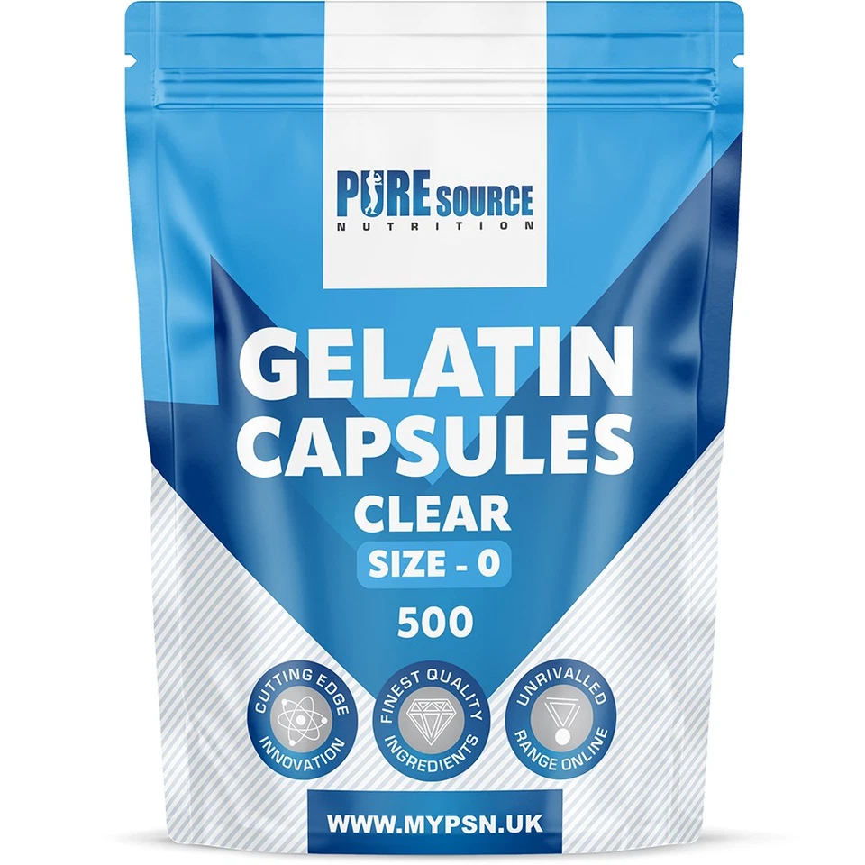 Empty Capsules Clear Gelatine Pharmaceutical Size 000 00 0 1 2 3 4 Capsule - Image 4 of 4