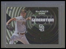 2022 Topps Update #GN-89 MacKenzie Gore Generation Now Black #/299