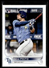 2022 Topps Update #US153 Rene Pinto RC Rays Baseball Card 1803P