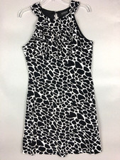 EN FOCUS Studio Women’s Ruffle Sleeveless Halter Dress Black Size 10