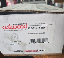 Wilwood 120-11874-RD D154 Dual Piston Floater Caliper, GM, Red