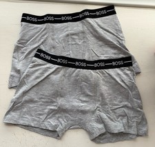 Image of Boss Boys 2 Pack Grey Boxers Age 14 Years Bnwt
