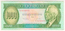 1993 Hungary 1000 Forint 84790573 Paper Money Banknotes Currency