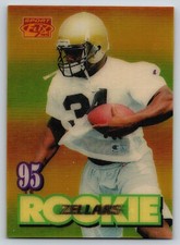 SPORTFLIX 1995 RAY ZELLARS ROOKIE #139 FOOTBALL TRADING CARD VINTAGE. rookie card picture