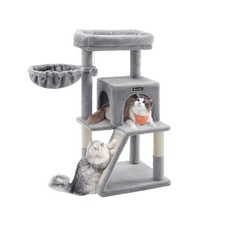 Feandrea Cat Tree, 37.8-Inch Cat Tower, Multi-Level Condo with Widened Perch,...