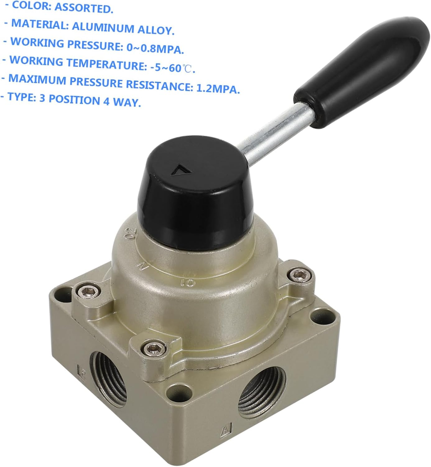 Air Control Handle Pneumatic Valve Ways Lever Valves for Air Flow ...
