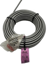 Southwire 14/3 x 100 ft. Solid CU MC Metal Clad Armorlite Cable