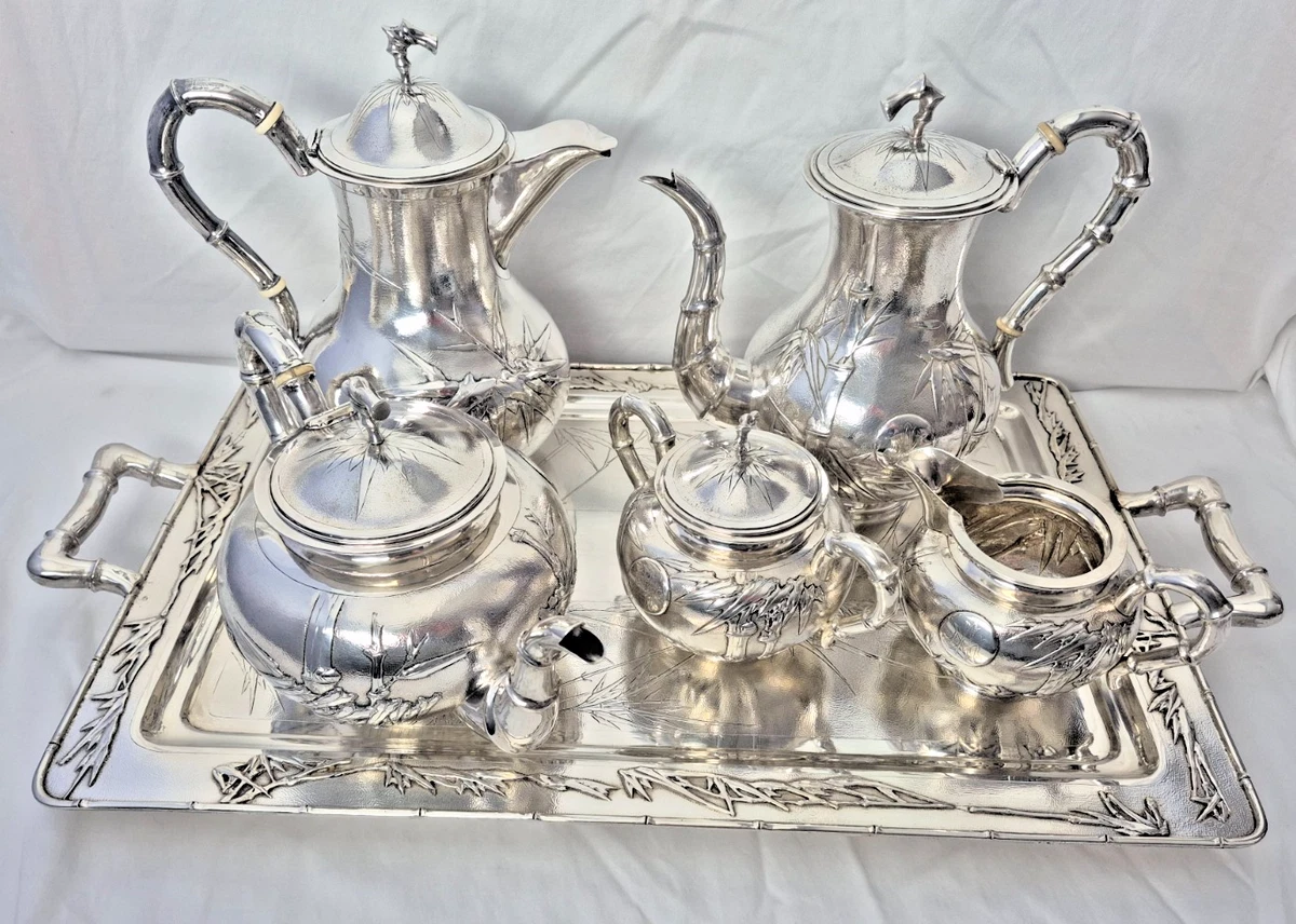 Tea/Coffee Set Antique Asian Silver for sale | eBay